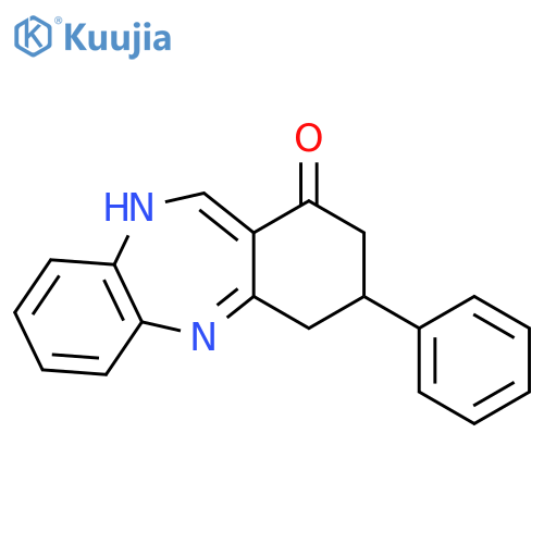 3-Phenyl-2,3,4,5-tetrahydro-1H-dibenzo-b,e1,4diazepin-1-one structure