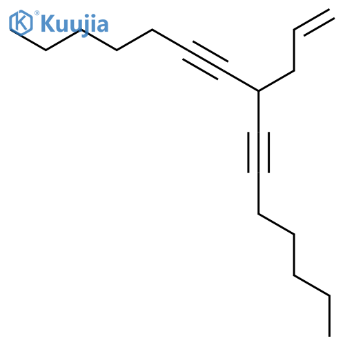 6,9-Pentadecadiyne, 8-(2-propenyl)- structure