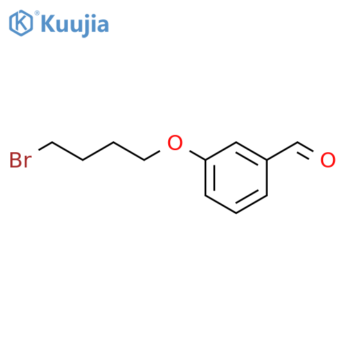 Benzaldehyde, 3-(4-bromobutoxy)- structure