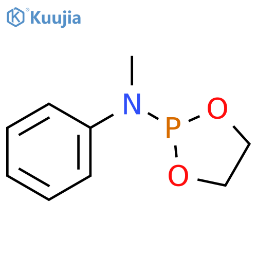 1,3,2-Dioxaphospholan-2-amine, N-methyl-N-phenyl- structure