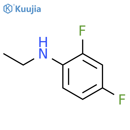 N-ethyl-2,4-difluoroaniline structure