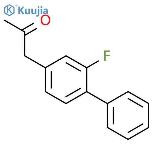 2-Propanone, 1-(2-fluoro[1,1'-biphenyl]-4-yl)- structure