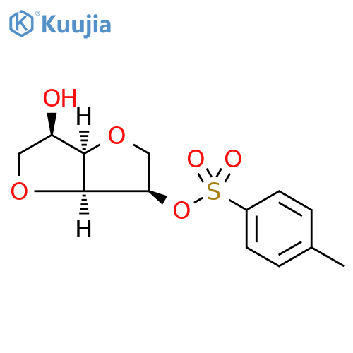 (3R,3AS,6R,6AR)-6-HYDROXYHEXAHYDROFURO[3,2-B]FURAN-3-YL 4-METHYLBENZENESULFONATE structure