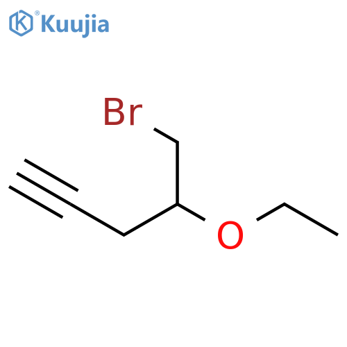 1-pentyne, 5-bromo-4-ethoxy- structure