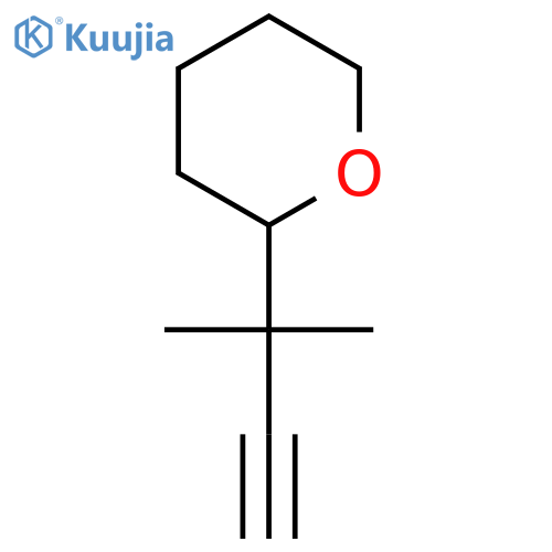 2-(2-methylbut-3-yn-2-yl)oxane structure