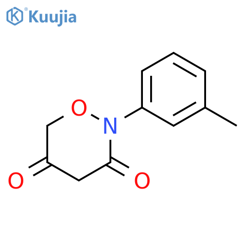 2H-1,2-Oxazine-3,5(4H,6H)-dione, 2-(3-methylphenyl)- structure