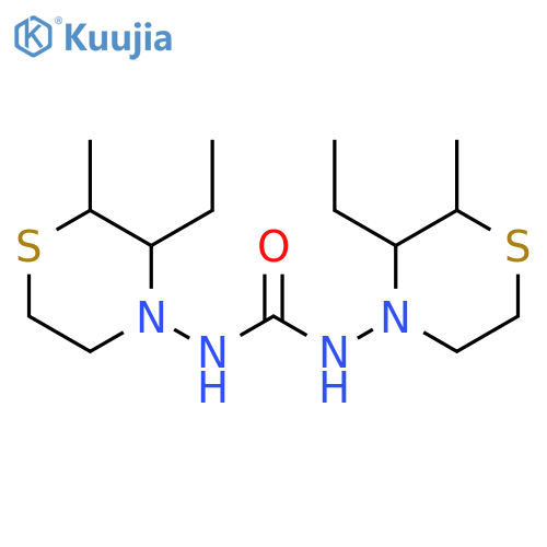 Urea, N,N'-bis(3-ethyl-2-methyl-4-thiomorpholinyl)- structure