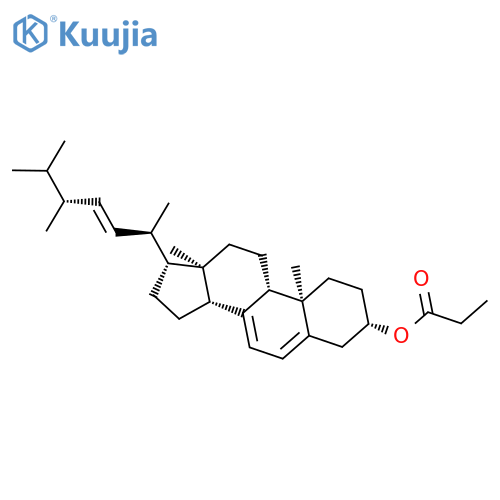Ergosta-5,7,22-trien-3-ol, propanoate, (3b,22E)- structure