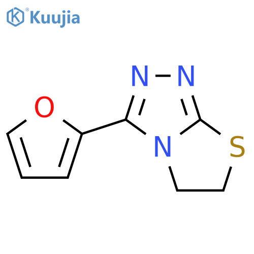 3-furan-2-yl-5,6-dihydro[1,3]thiazolo[2,3-c][1,2,4]triazole structure