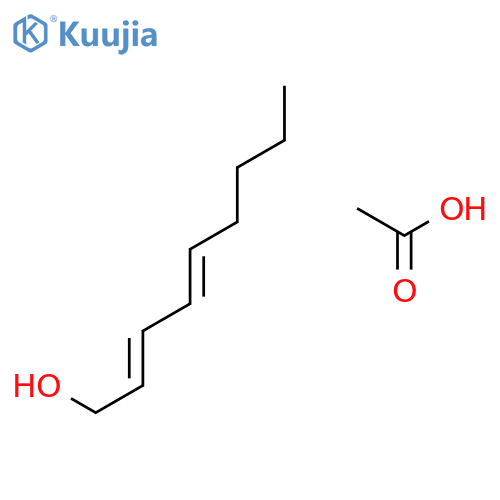 2,4-Nonadien-1-ol, acetate, (E,E)- structure