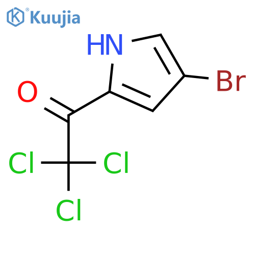 1-(4-Bromo-1H-pyrrol-2-yl)-2,2,2-trichloroethanone structure