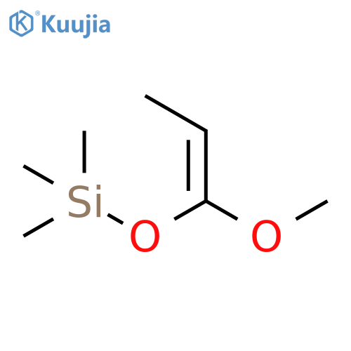 Silane, [[(1E)-1-methoxy-1-propenyl]oxy]trimethyl- structure