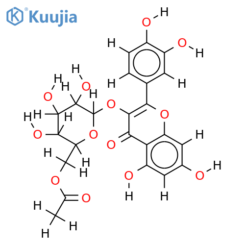 6''-acetylhyperoside structure