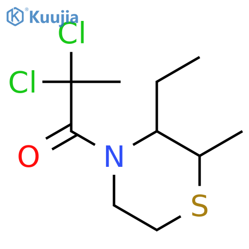 Thiomorpholine, 4-(2,2-dichloro-1-oxopropyl)-3-ethyl-2-methyl- structure