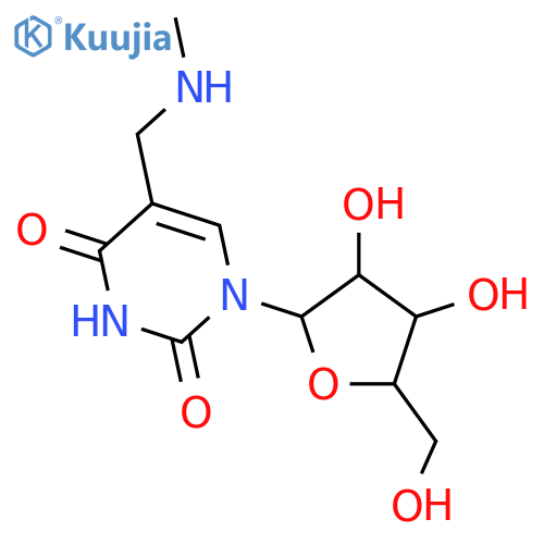 Uridine, 5-[(methylamino)methyl]- structure