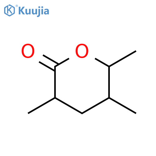 Tetrahydro-3,5,6-trimethyl-2H-pyran-2-one structure