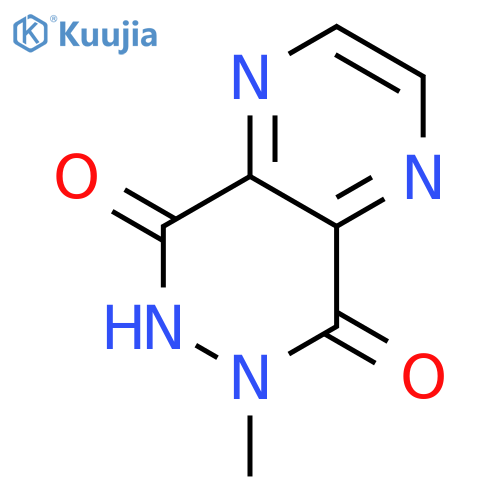 6-methyl-5H,6H,7H,8H-pyrazino[2,3-d]pyridazine-5,8-dione structure