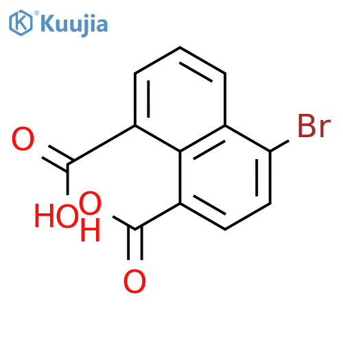 1,8-NAPHTHALENEDICARBOXYLIC ACID, 4-BROMO- structure