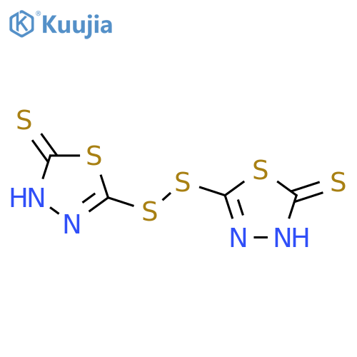 1,3,4-Thiadiazole-2(3H)-thione,5,5'-dithiobis- structure