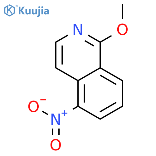 1-methoxy-5-nitroisoquinoline structure