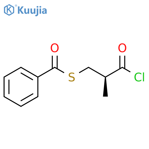 Benzenecarbothioic acid, S-[(2S)-3-chloro-2-methyl-3-oxopropyl] ester structure