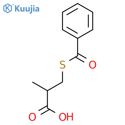 (S)-(-)-3-(Benzoylthio)-2-methylpropanoic Acid structure