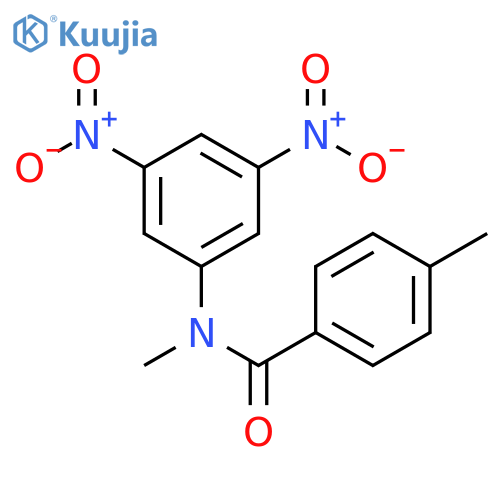Benzamide, N-(3,5-dinitrophenyl)-N,4-dimethyl- structure