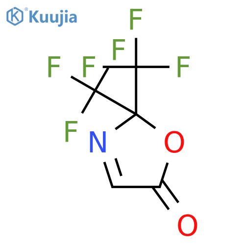 2,2-Bis(trifluoromethyl)-1,3-oxazol-5(2H)-one structure