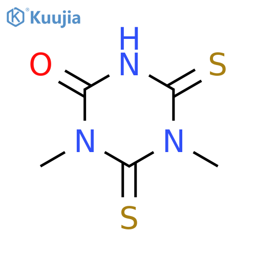 1,3,5-TRIAZIN-2(1H)-ONE, TETRAHYDRO-1,5-DIMETHYL-4,6-DITHIOXO- structure