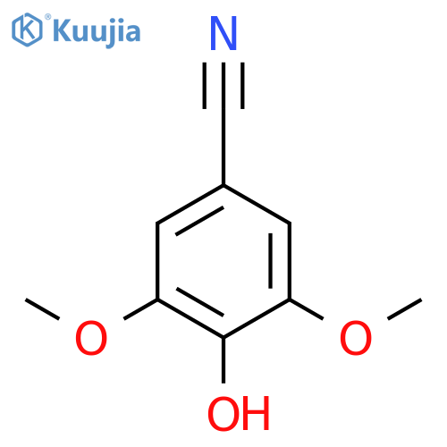 4-hydroxy-3,5-dimethoxybenzonitrile structure