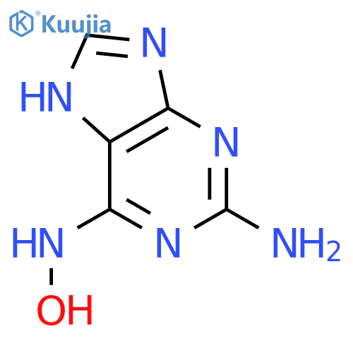 9H-Purine-2,6-diamine,N6-hydroxy- structure