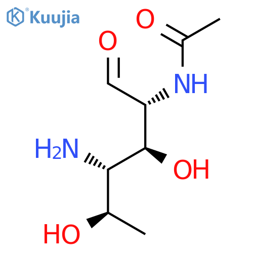D-GALACTOSE, 2-(ACETYLAMINO)-4-AMINO-2,4,6-TRIDEOXY- structure