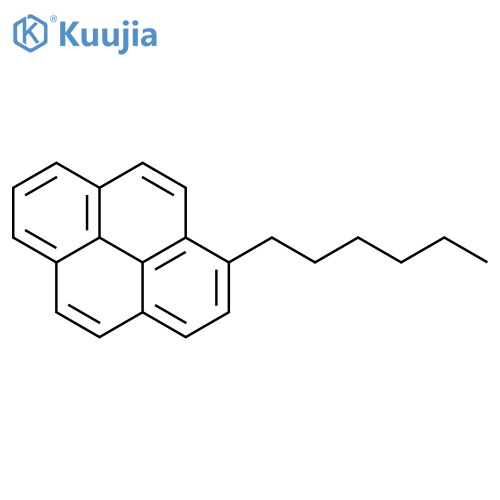 1-Hexylpyrene structure