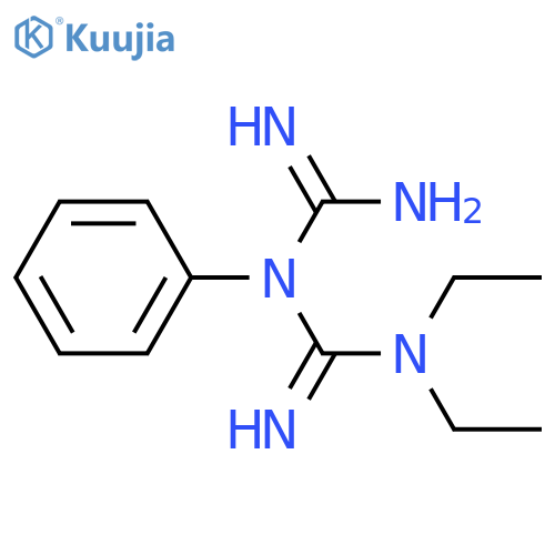 Imidodicarbonimidic diamide, N,N-diethyl-N'-phenyl- structure