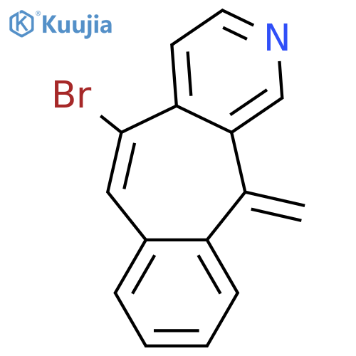 11H-BENZO[5,6]CYCLOHEPTA[1,2-C]PYRIDINE, 5-BROMO-11-METHYLENE- structure