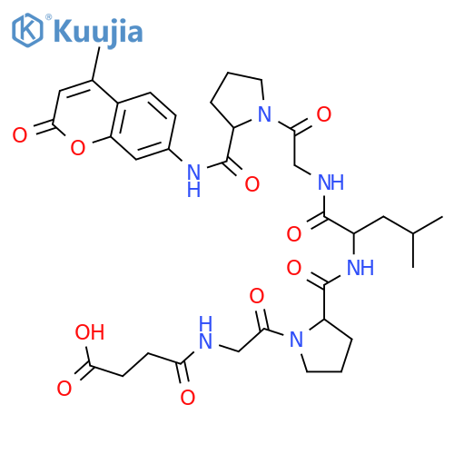 Suc-Gly-Pro-Leu-Gly-Pro-amc structure