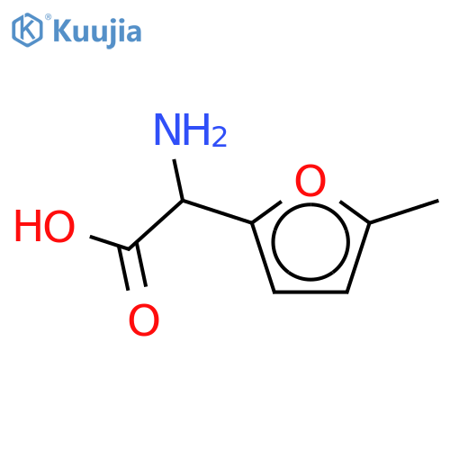 a-amino-5-methyl-2-Furanacetic acid structure