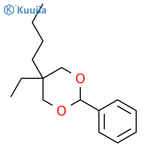 1,3-Dioxane,5-butyl-5-ethyl-2-phenyl- structure