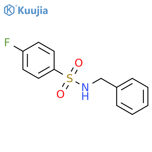 N-Benzyl-4-fluorobenzenesulfonamide structure