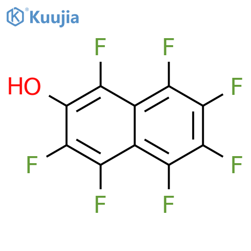 Heptafluoronaphthalen-2-ol structure