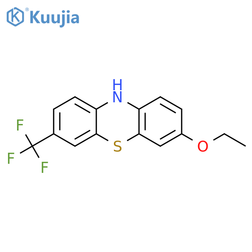10H-Phenothiazine, 3-ethoxy-7-(trifluoromethyl)- structure