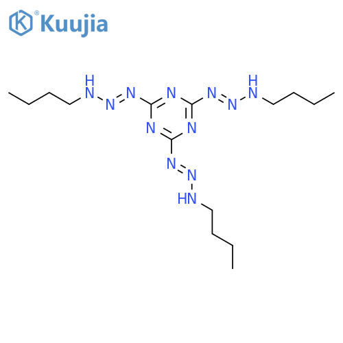 1,3,5-Triazine, 2,4,6-tris(3-butyl-1-triazenyl)- structure