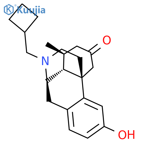 Morphinan-6-one, 17-(cyclobutylmethyl)-3-hydroxy-8-methyl-, (8b)- structure
