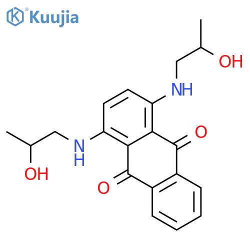 1,4-Bis((2-hydroxypropyl)amino)anthracene-9,10-dione structure