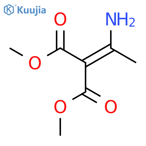 Propanedioic acid, (1-aminoethylidene)-, dimethyl ester structure