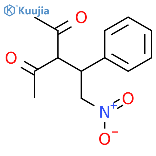 2,4-Pentanedione,3-(2-nitro-1-phenylethyl)- structure