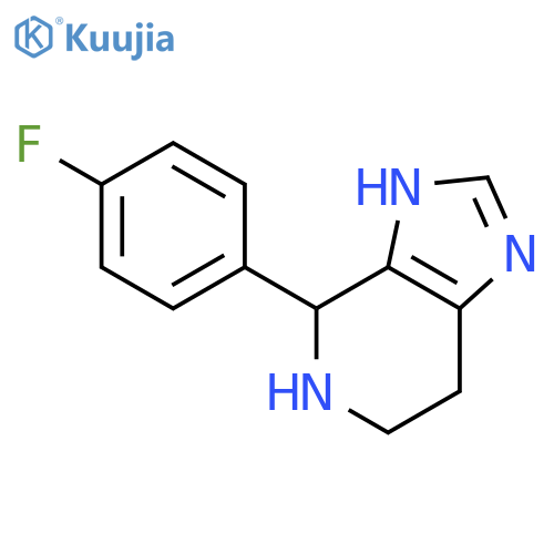 4-(4-fluorophenyl)-3H,4H,5H,6H,7H-imidazo4,5-cpyridine structure