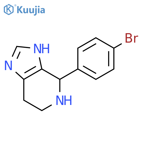 4-(4-Bromophenyl)-4,5,6,7-tetrahydro-3H-imidazo4,5-cpyridine structure