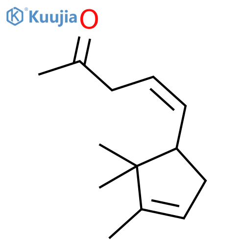 4-PENTEN-2-ONE, 5-(2,2,3-TRIMETHYL-3-CYCLOPENTEN-1-YL)-, (Z)- structure