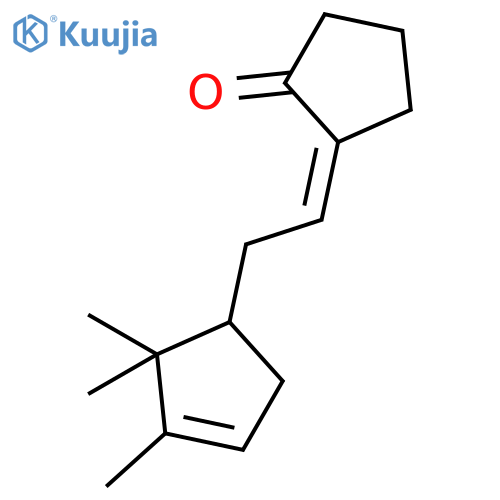 CYCLOPENTANONE, 2-[2-(2,2,3-TRIMETHYL-3-CYCLOPENTEN-1-YL)ETHYLIDENE]- structure